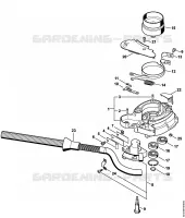 Carter d'accouplement, Frein de mèche pour Stihl BT 131