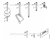 Outils de forage, Outils, Accessoires optionnels pour Stihl BT 131