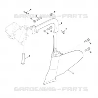 A   Charrue buttoir pour Stihl AHK 700