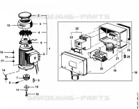 F   Moteur, commutateur pour Stihl AD 4064 S