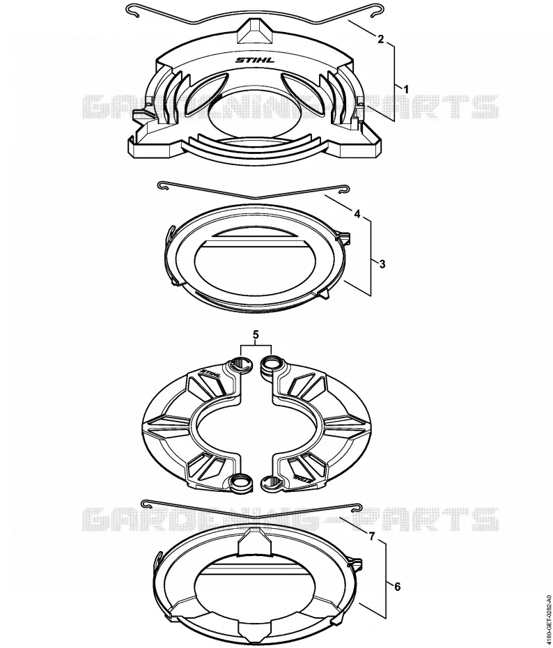 Protecteur de transport Stihl Coupe-bordures et Débroussailleuses Coupe-bordures et Débroussailleuses Débroussailleuses thermiques légères FS 91 R  FS 91 R