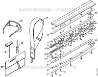 Couteau, Outils pour Stihl HL 45