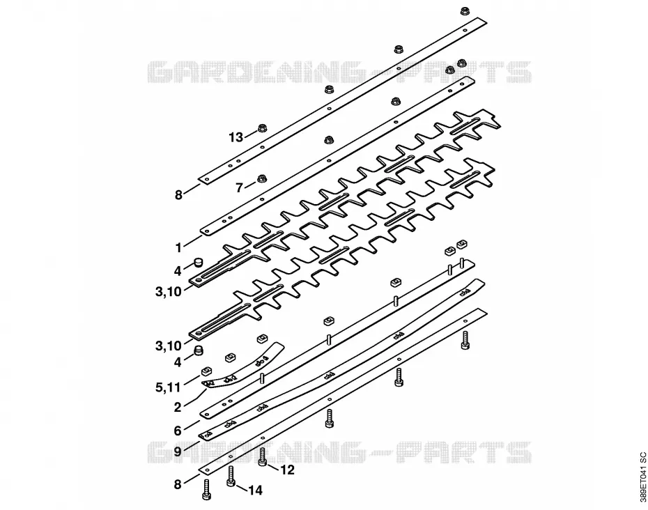 Couteau Stihl Combisystèmes et multisystèmes Combisystèmes et multisystèmes Outils CombiSystème HL-KM 0°  HL-KM 0°