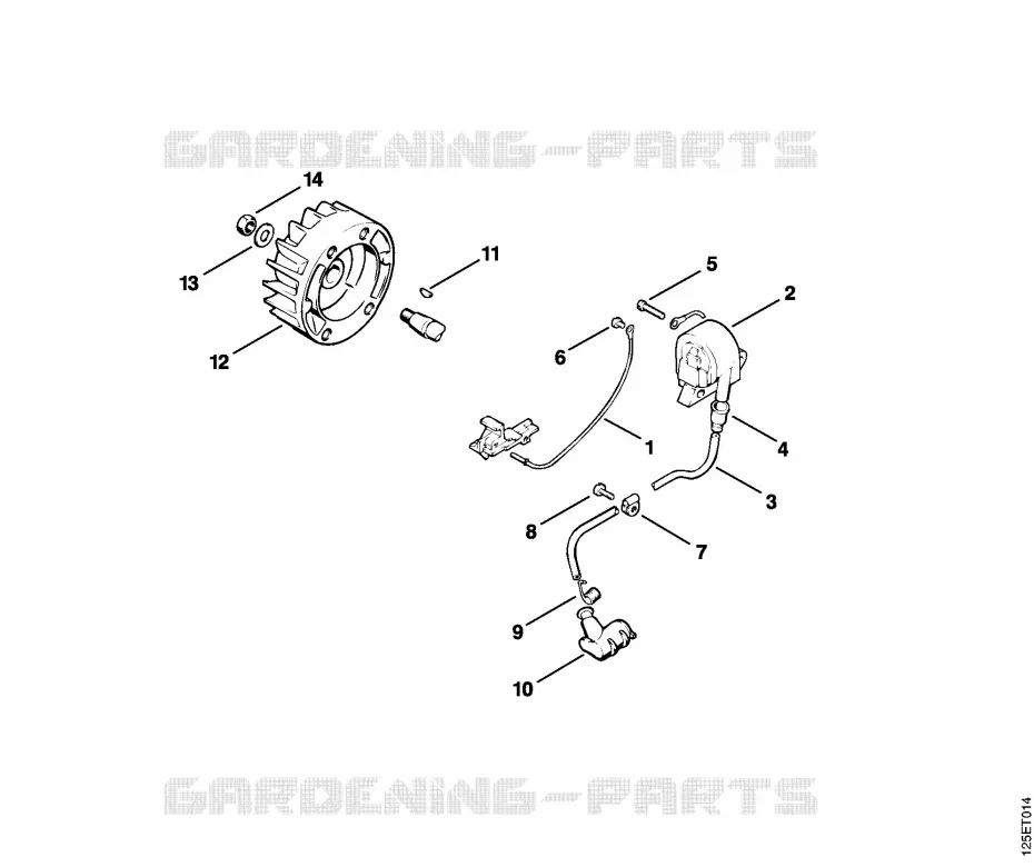 Dispositif d'allumage Stihl Tronçonneuses Tronçonneuses Tronçonneuses thermiques 009 LQ  009 LQ