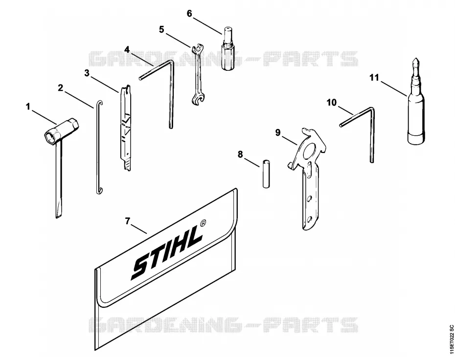 Outils, Accessoires optionnels Stihl Tronçonneuses Tronçonneuses Tronçonneuses thermiques 045 AVSE  045 AVSE